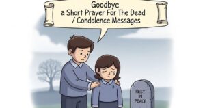 106 Goodbye Short Prayer For The Dead / Condolence Messages