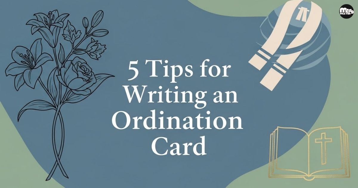 5 Tips for Writing an Ordination Card