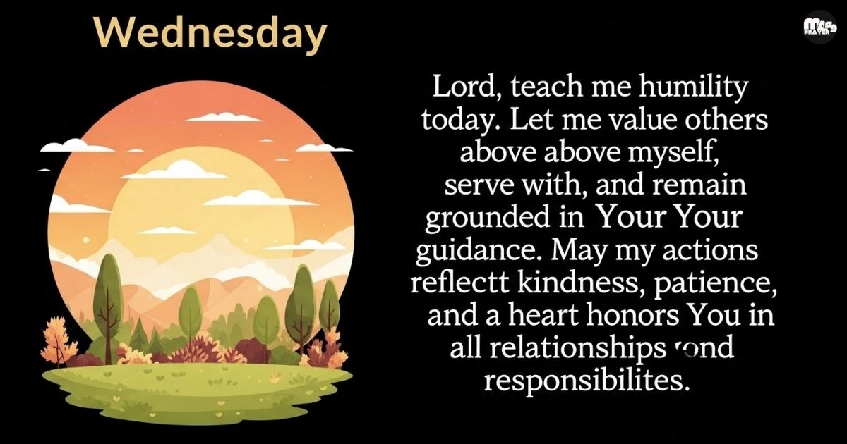 A Prayer for Humility on Wednesday