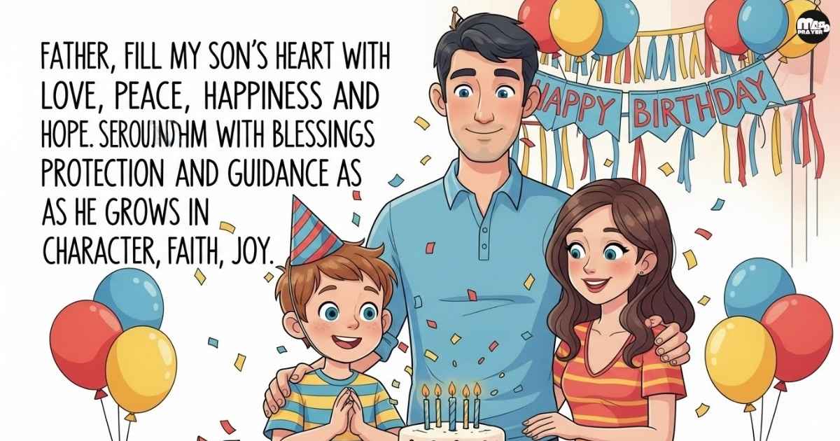 Emotional birthday prayer for my son