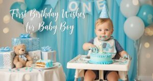 125 Little boy 1st Birthday Wishes for Baby Boy