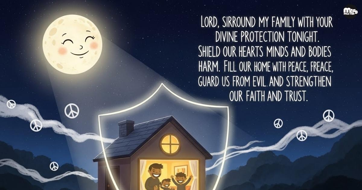 Night Prayer for Protection Over Family