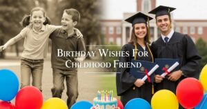 102 Birthday Wishes For Childhood Friend