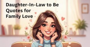 60+ Daughter-In-Law to Be Quotes for Family Love