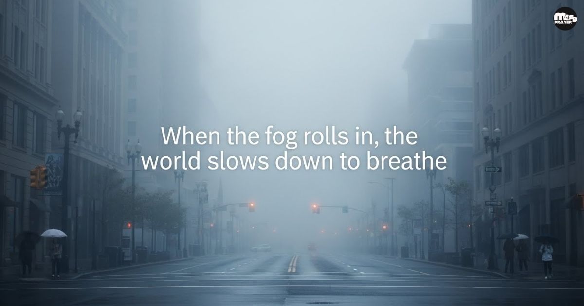 Beautiful Foggy Weather Quotes