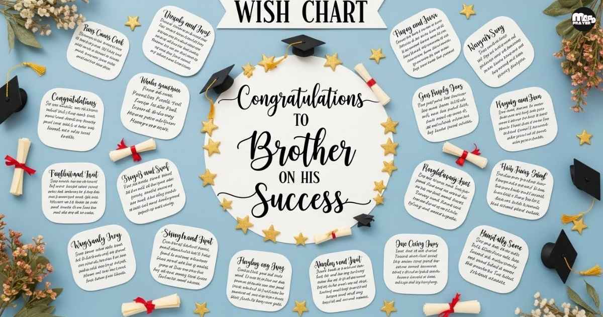 Congratulations to Brother on His Success