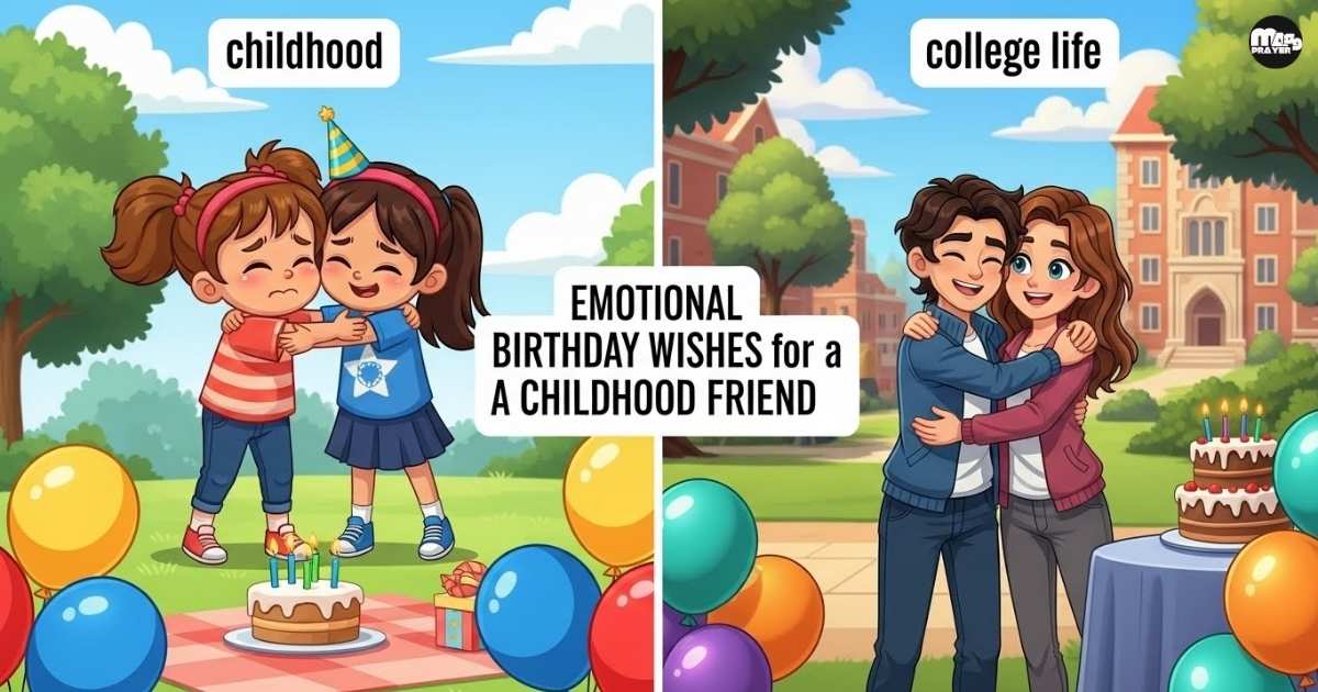 Emotional Birthday Wishes for a Childhood Friend