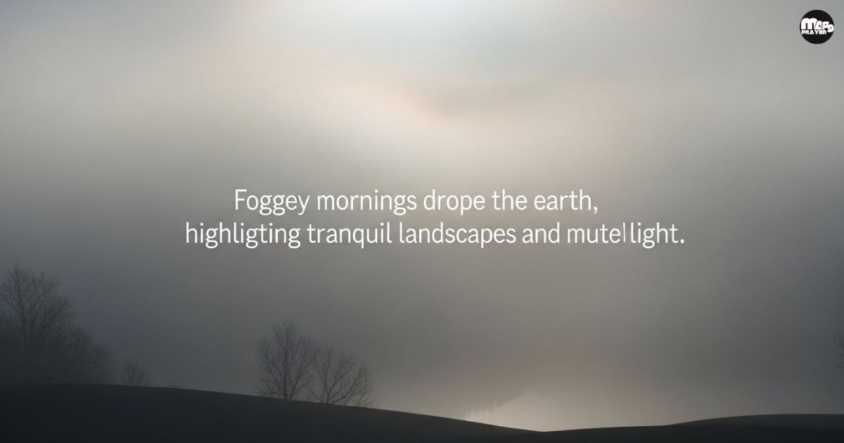 Fog quotes about nature, clearing, beauty, and eerie scenes