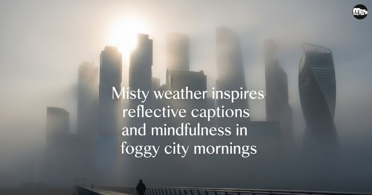 Foggy Morning Quotes for Instagram