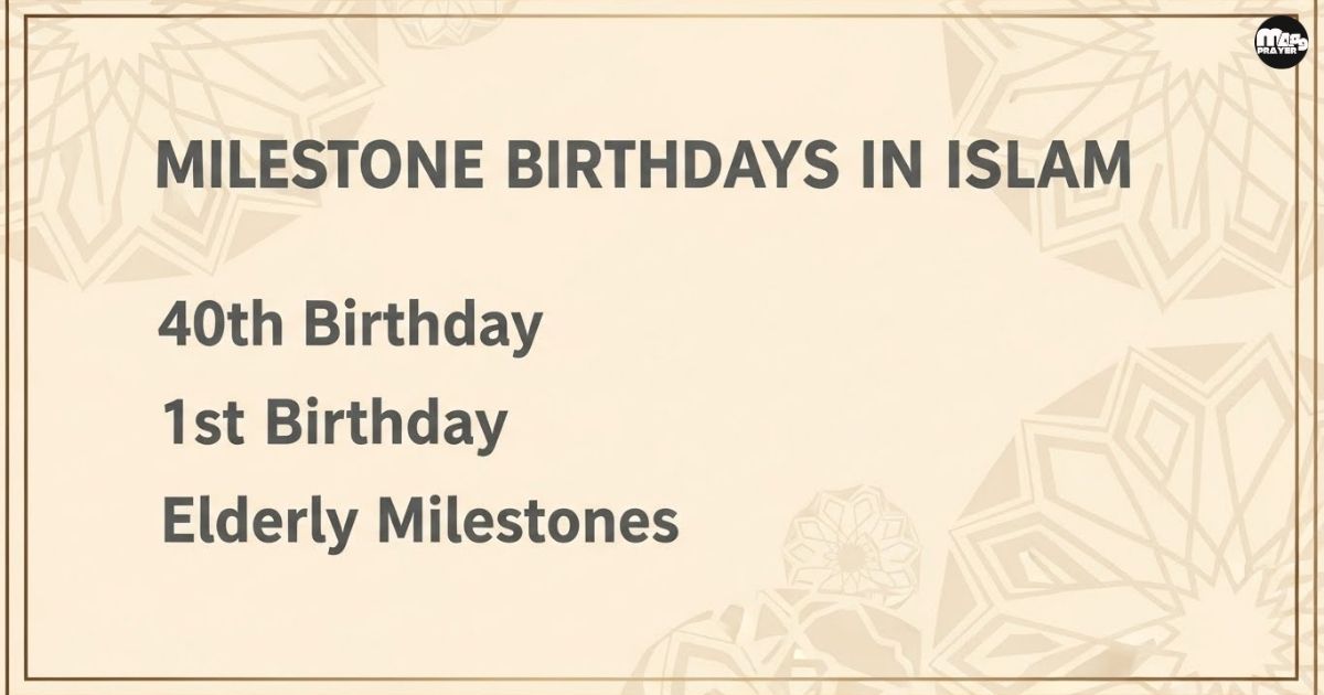 Milestone Birthdays in Islam