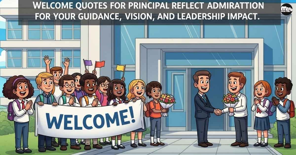 Welcome quotes for principal