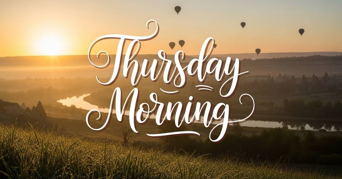 85+ Cheerful Thursday Good Morning Messages