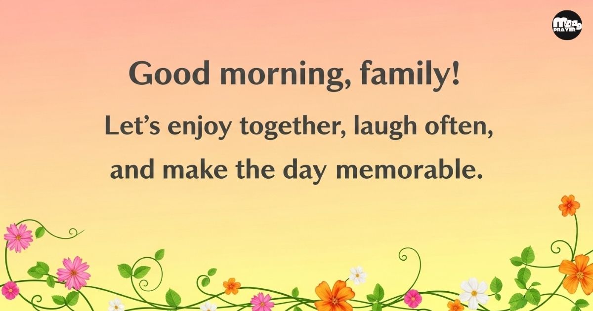 Tuesday Good Morning Messages for Family