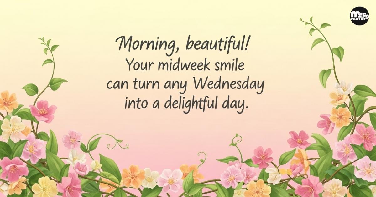 Wednesday Good Morning Messages for Her