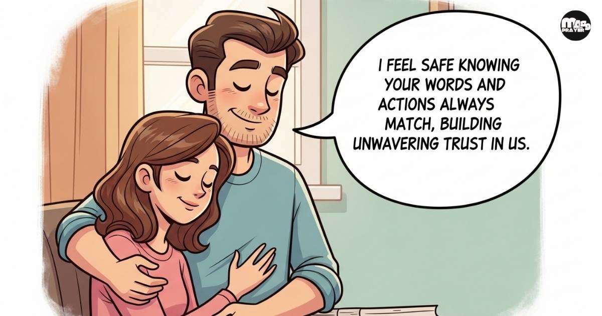 Deep trust messages for him