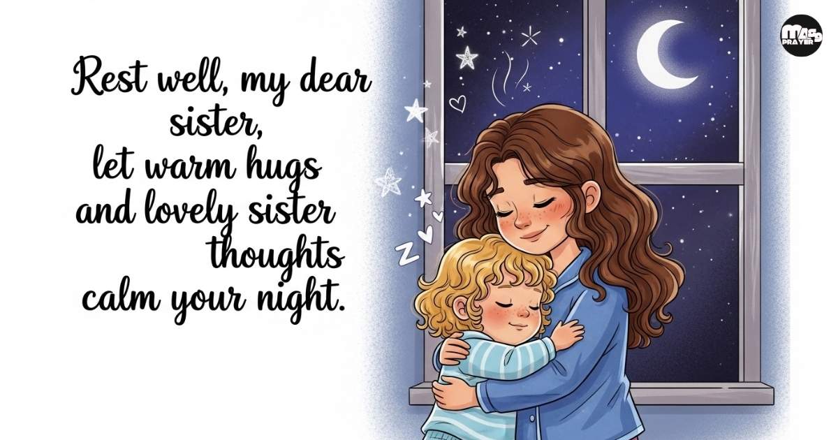Short Good Night Messages for Sister