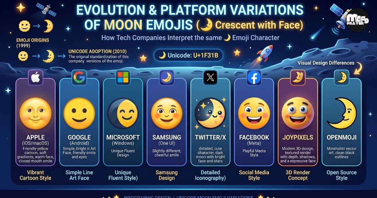 Moon Emojis and Platform Differences