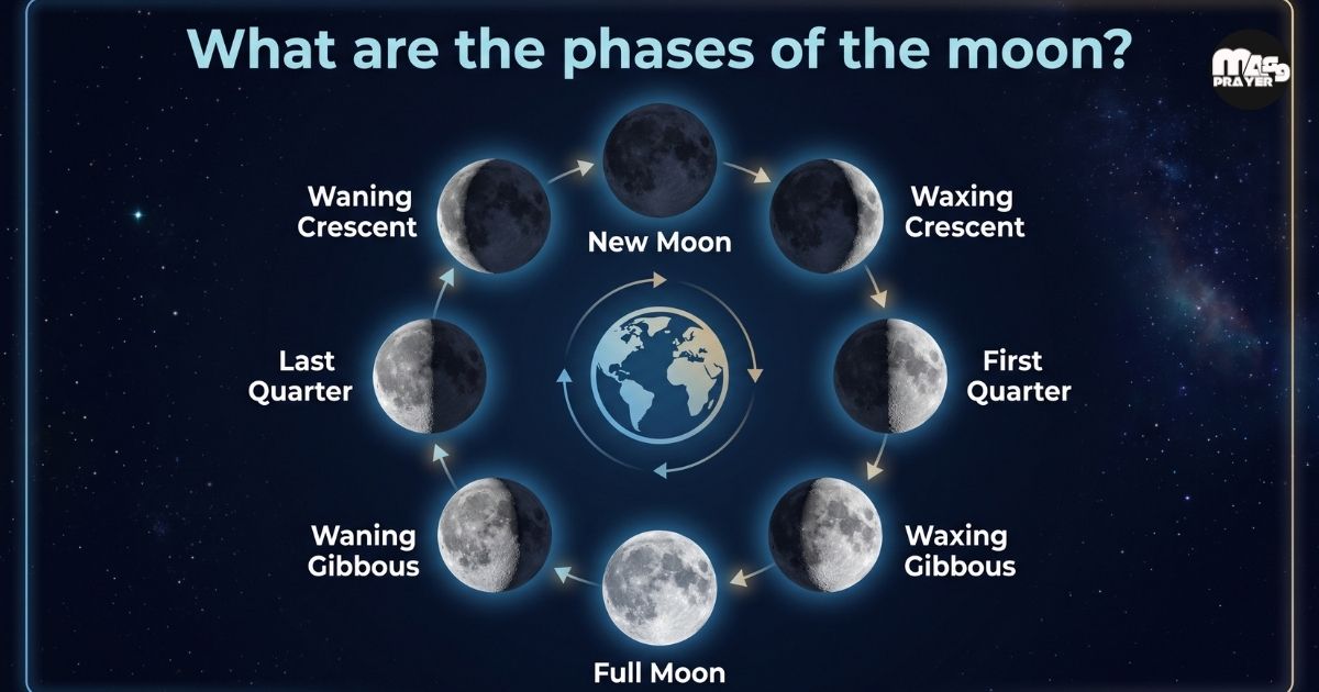 What are the phases of the moon?