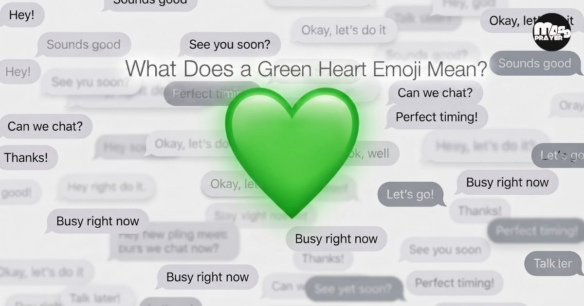What Does a Green Heart Emoji Mean?