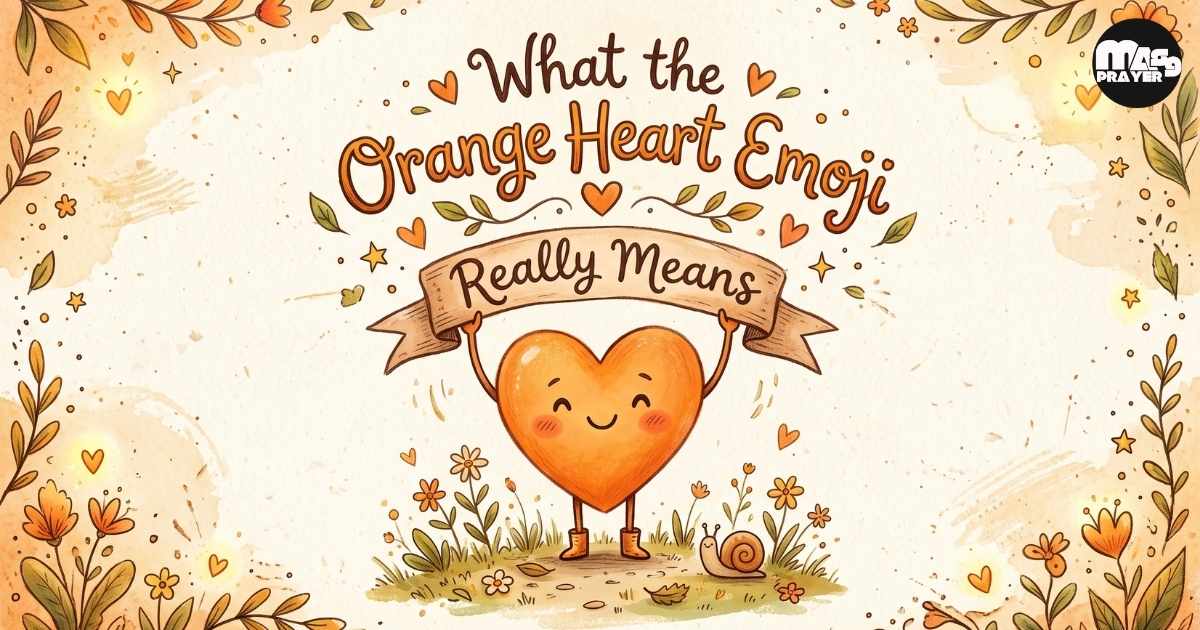 What the Orange Heart Emoji Really Means