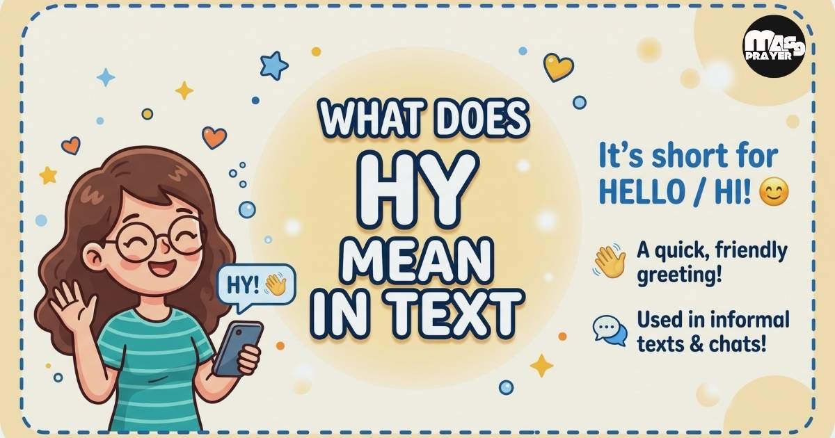 What does HY mean over text?